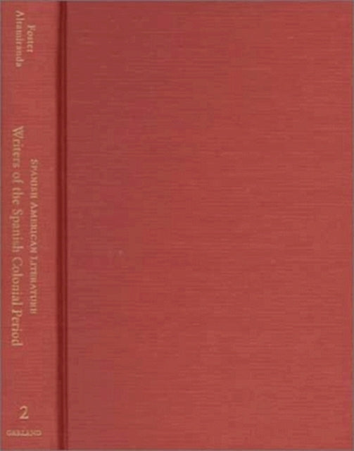 Book cover of: Writers of the Spanish Colonial Period