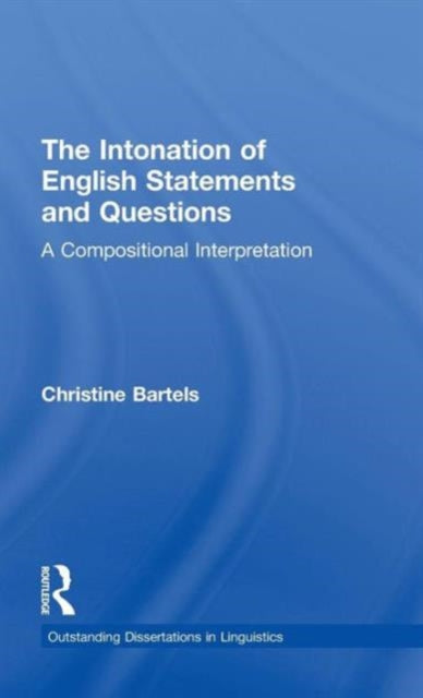 Book cover of: Intonation of English Statements and Questions