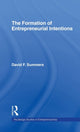 Book cover of: Forming Entrepreneurial Intentions. By: David F Summers