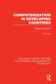 Book cover of: Computerization in Developing Countries. By: Per Lind