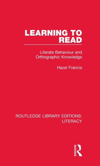 Book cover of: Learning to Read. By: Hazel Francis