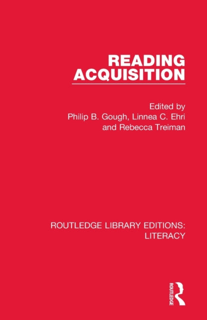 Book cover of: Reading Acquisition