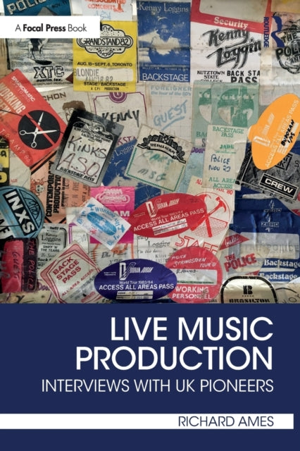 Book cover of: Live Music Production. By: Richard Ames
