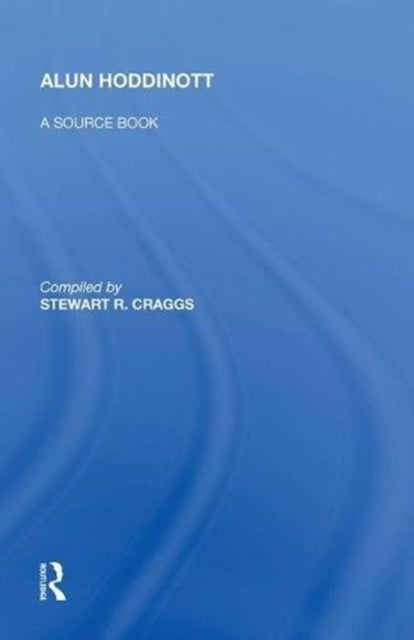 Book cover of: Alun Hoddinott. By: R. Craggs Stewart