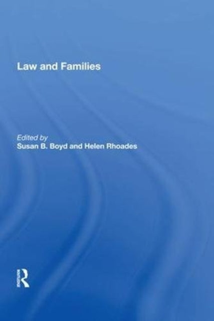 Book cover of: Law and Families. By: Helen Rhoades
