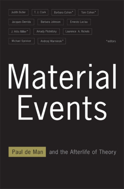 Book cover of: Material Events