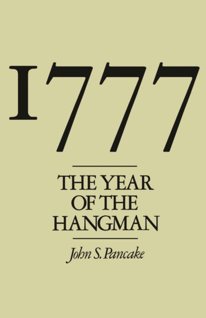 Book cover of: 1777. By: John S. Pancake
