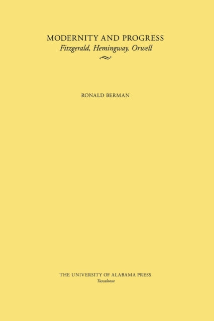 Book cover of: Modernity and Progress. By: Ronald Berman