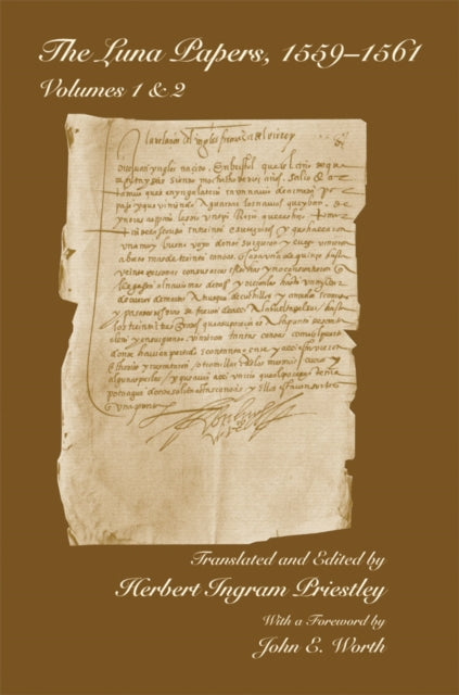 Book cover of: LUNA PAPERS, 1559-1561, VOPLS 1 & 2. By: Herbert Ingram Priestley