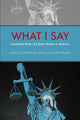 Book cover of: What I Say