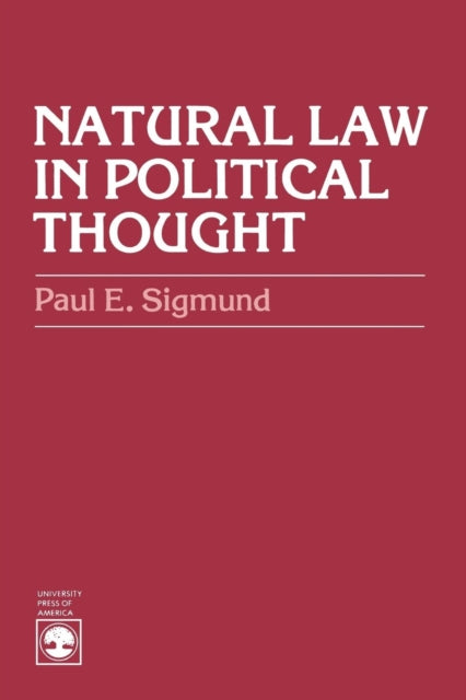 Book cover of: Natural Law in Political Thought