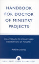 Book cover of: Handbook for Doctor of Ministry Projects