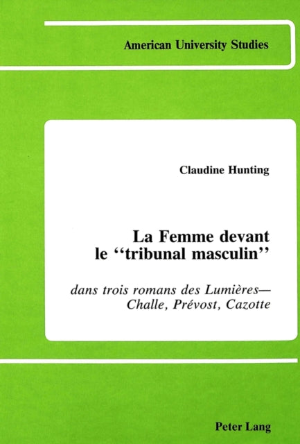 Book cover of: Femme Devant le Tribunal Masculin