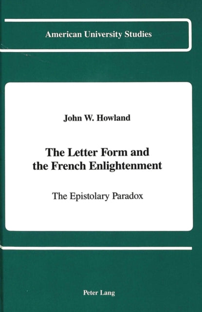 Book cover of: Letter Form and the French Enlightenment