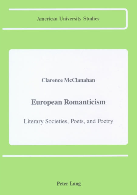 Book cover of: European Romanticism