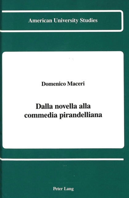 Book cover of: Dalla Novella Alla Commedia Pirandelliana