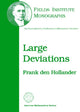 Book cover of: Large Deviations. By: Frank den Hollander