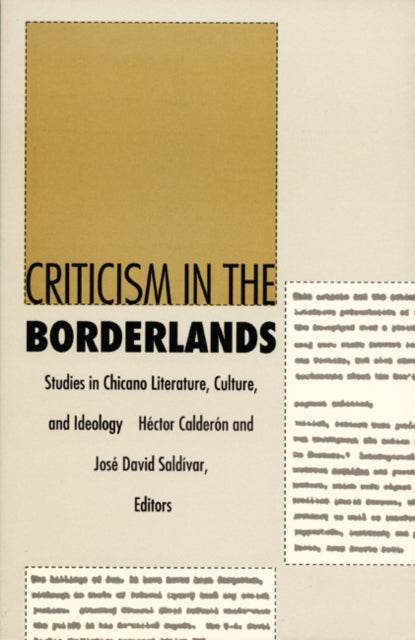 Book cover of: Criticism in the Borderlands