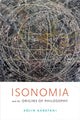 Book cover of: Isonomia and the Origins of Philosophy. By: Kojin Karatani