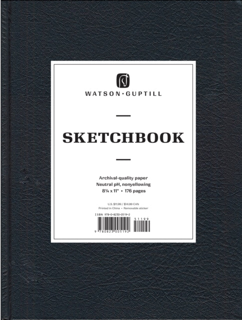 Book cover of: Large Sketchbook (Black). By: Watson Guptill Publications