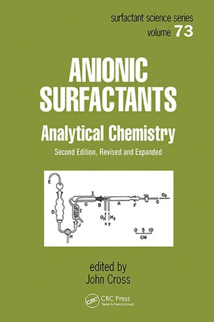 Book cover of: Anionic Surfactants. By: John Cross