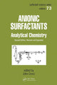 Book cover of: Anionic Surfactants. By: John Cross
