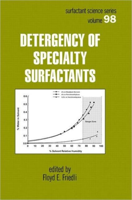 Book cover of: Detergency of Specialty Surfactants. By: Floyd Friedli