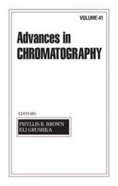Book cover of: Advances in Chromatography