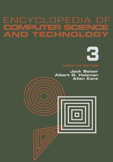 Book cover of: Encyclopedia of Computer Science and Technology. By: Jack Belzer