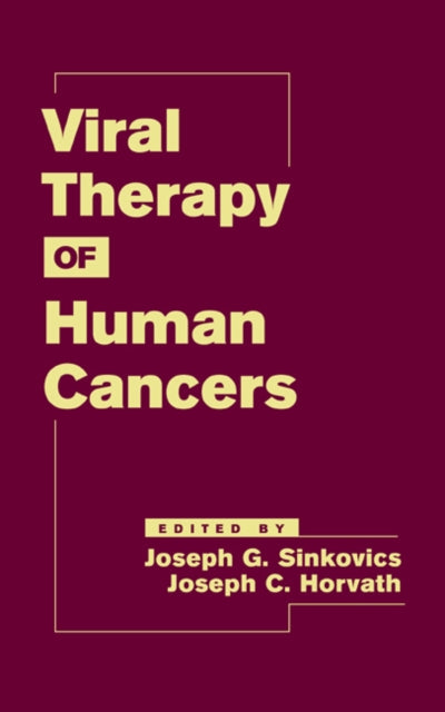 Book cover of: Viral Therapy of Human Cancers