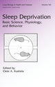 Book cover of: Sleep Deprivation. By: Clete A. Kushida