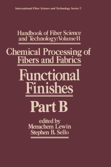 Book cover of: Handbook of Fiber Science and Technology Volume 2