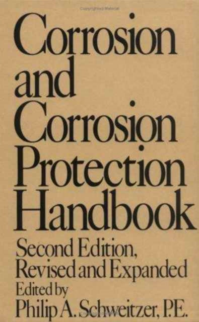 Book cover of: Corrosion and Corrosion Protection Handbook. By: Schweitzer