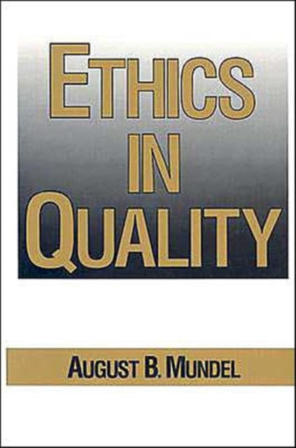 Book cover of: Ethics in Quality