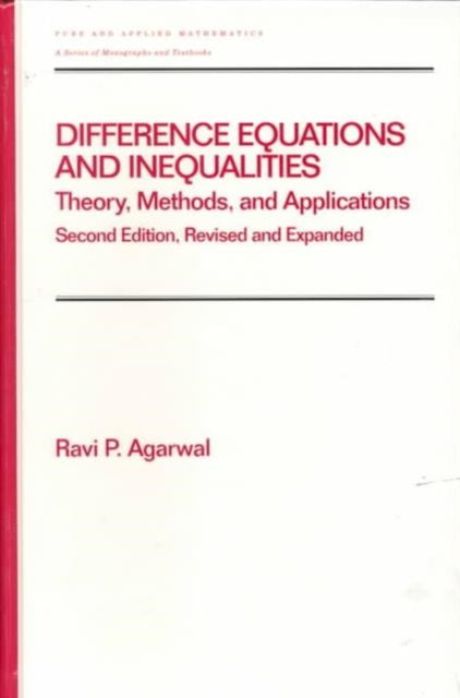Book cover of: Difference Equations and Inequalities