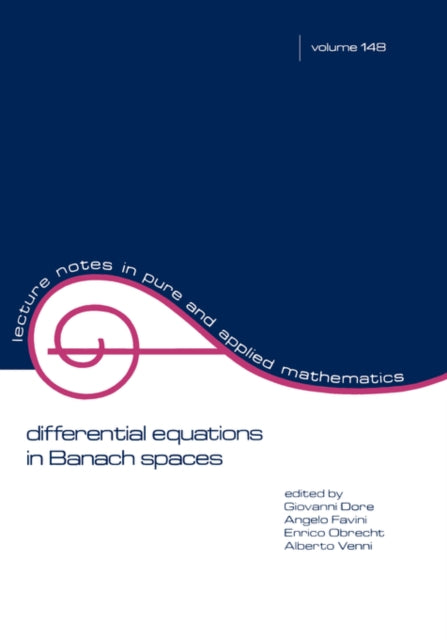 Book cover of: Differential Equations in Banach Spaces