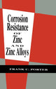 Book cover of: Corrosion Resistance of Zinc and Zinc Alloys