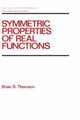 Book cover of: Symmetric Properties of Real Functions. By: Brian thomson