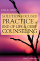 Book cover of: Solution Focused Practice in End-of-Life and Grief Counseling. By: Joel K. Simon