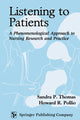 Book cover of: Listening to Patients. By: Sandra, P Thomas