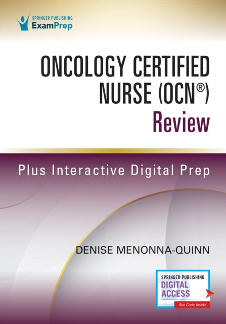 Book cover of: Oncology Certified Nurse (OCN®) Review. By: Denise Menonna-Quinn
