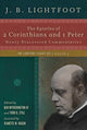 Book cover of: Epistles of 2 Corinthians and 1 Peter – Newly Discovered Commentaries. By: J. B. Lightfoot