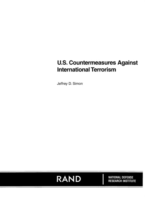 Book cover of: U.S. Countermeasures against International Terrorism