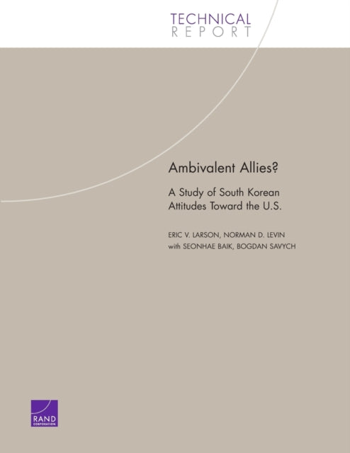 Book cover of: Ambivalent Allies?