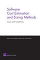 Book cover of: Software Cost Estimation and Sizing Methods, Issues, and Guidelines. By: Shari Lawrence Pfleeger
