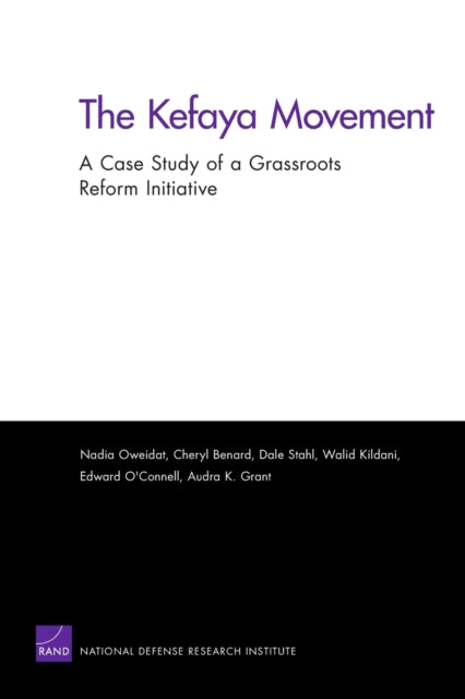 Book cover of: Kefaya Movement. By: Nadia Oweidat