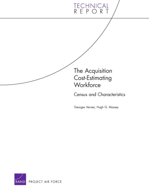 Book cover of: Acquisition Cost-estimating Workforce. By: Georges Vernez
