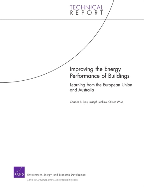Book cover of: Improving the Energy Performance of Buildings. By: Charles Ries