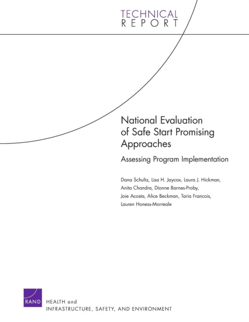 Book cover of: National Evaluation of Safe Start Promising Approaches. By: Dana Schultz