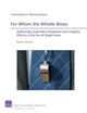 Book cover of: For Whom the Whistle Blows. By: Greenberg, Michael D.